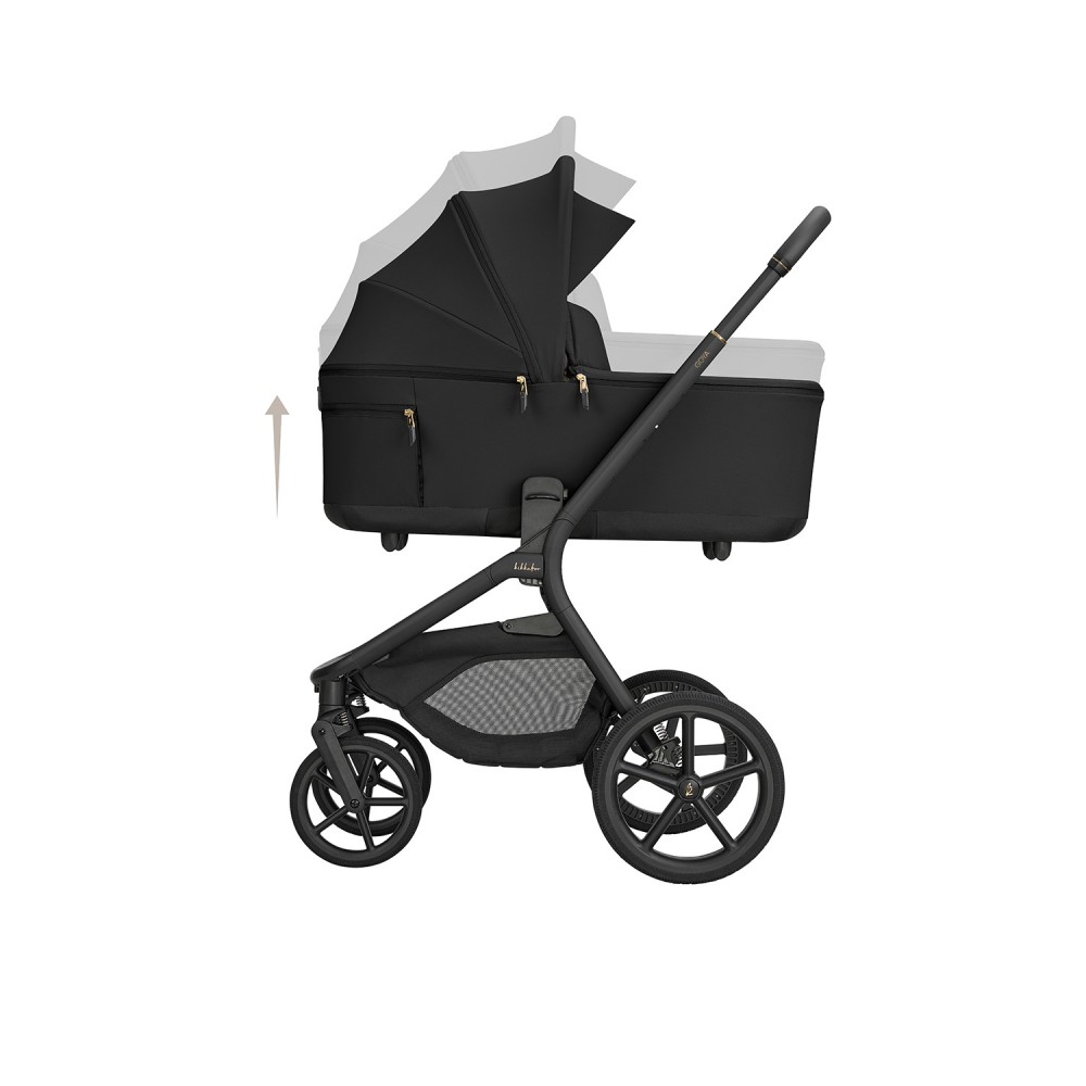 Kikkaboo Goya 5-1 σύστημα μεταφοράς platinum (καρότσι, πορτ μπεμπέ, κάθισμα 40-87, κάθισμα 40-105, βάση isofix) Noir (10010201745)