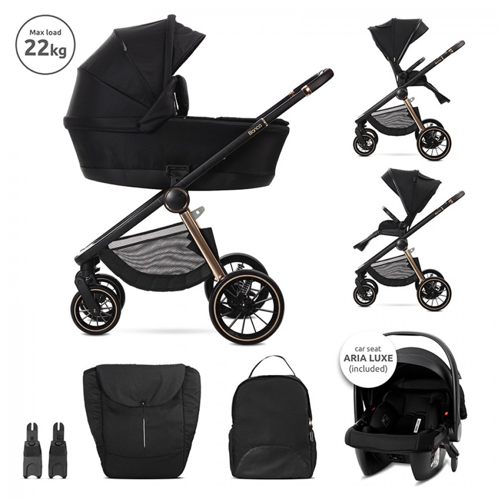 Lorelli Bertoni Σύστημα Mετακίνησης 3 σε 1 Bianca Black (10022012501A)