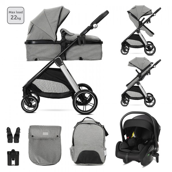 Lorelli Σύστημα Μετακίνησης  3 σε 1 Aspen Grey (10022022506) Lorelli Σύστημα Μετακίνησης  3 σε 1 Aspen Grey (10022022506)
