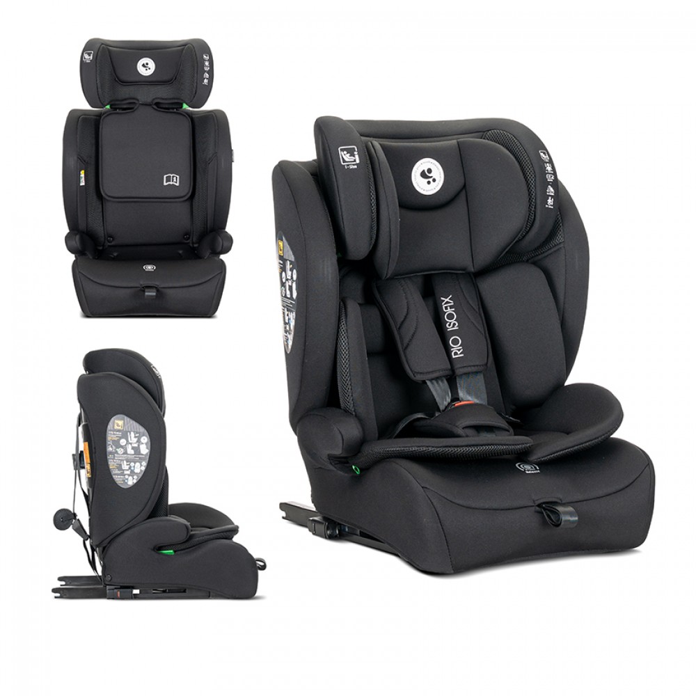 Lorelli Κάθισμα Αυτοκινήτου Rio i-Size 76-150cm Isofix Black (10071962601)