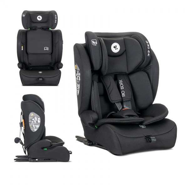 Lorelli Κάθισμα Αυτοκινήτου Rio i-Size 76-150cm Isofix Black (10071962601)