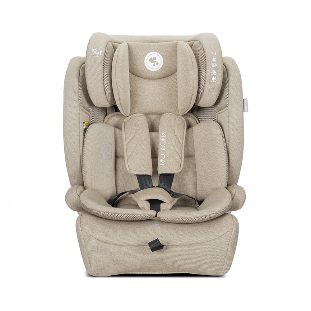 Lorelli Κάθισμα Αυτοκινήτου Rio i-Size 76-150cm Isofix Beige (10071962603)