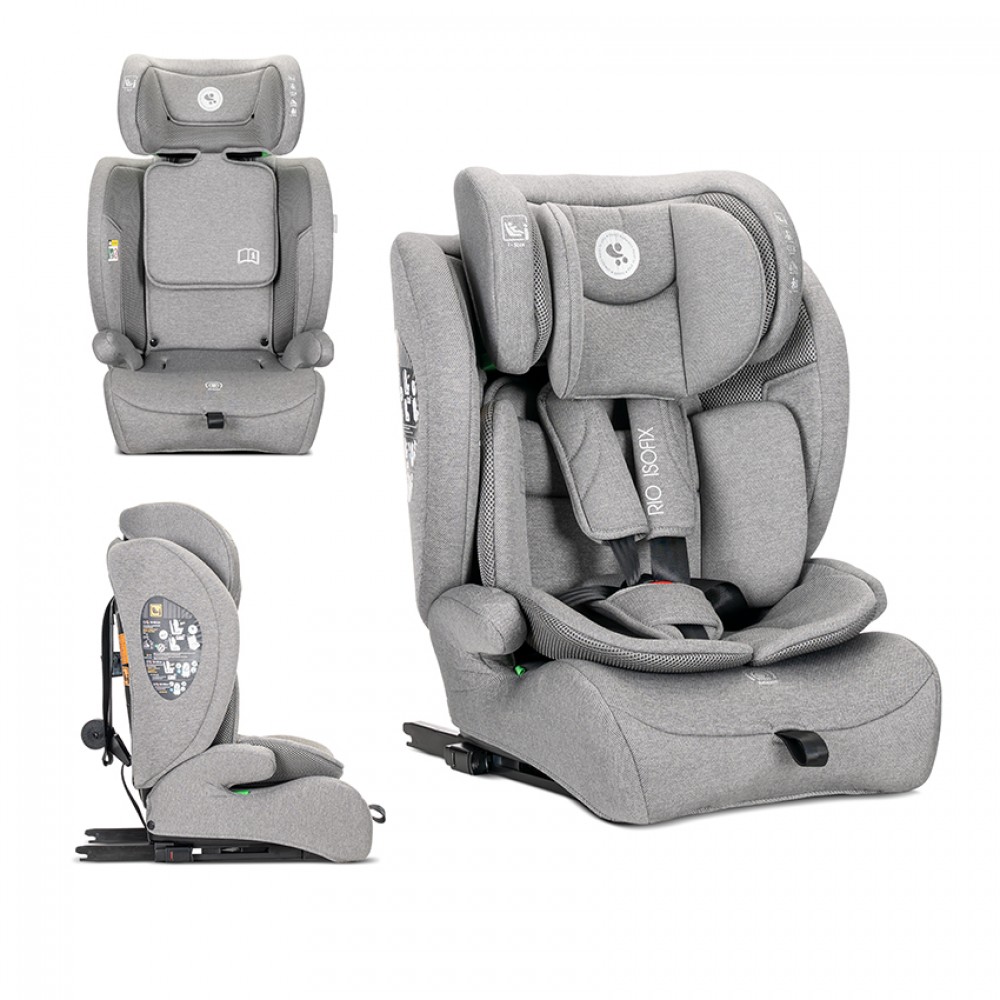 Lorelli Κάθισμα Αυτοκινήτου Rio i-Size 76-150cm Isofix Grey (10071962604)