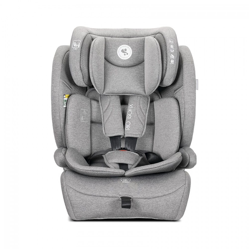 Lorelli Κάθισμα Αυτοκινήτου Rio i-Size 76-150cm Isofix Grey (10071962604)