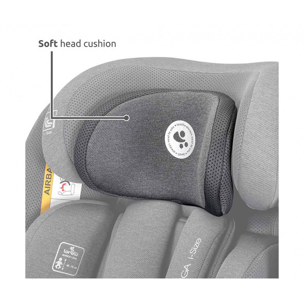 Lorelli Κάθισμα Αυτοκινήτου Auriga i-Size 40-150cm 360° Isofix Black (10072102601)