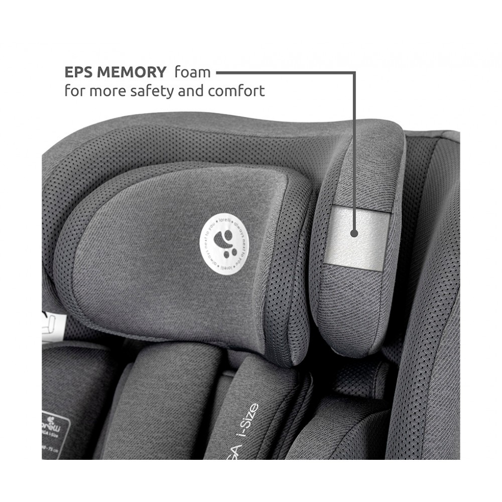 Lorelli Κάθισμα Αυτοκινήτου Auriga i-Size 40-150cm 360° Isofix Black (10072102601)