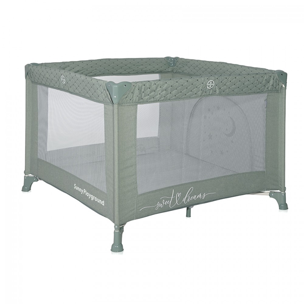 Lorelli Bertoni Τετράγωνο Πάρκο μωρού Playpen Sunny Playgroud Iceberg Green Star (10080602218)