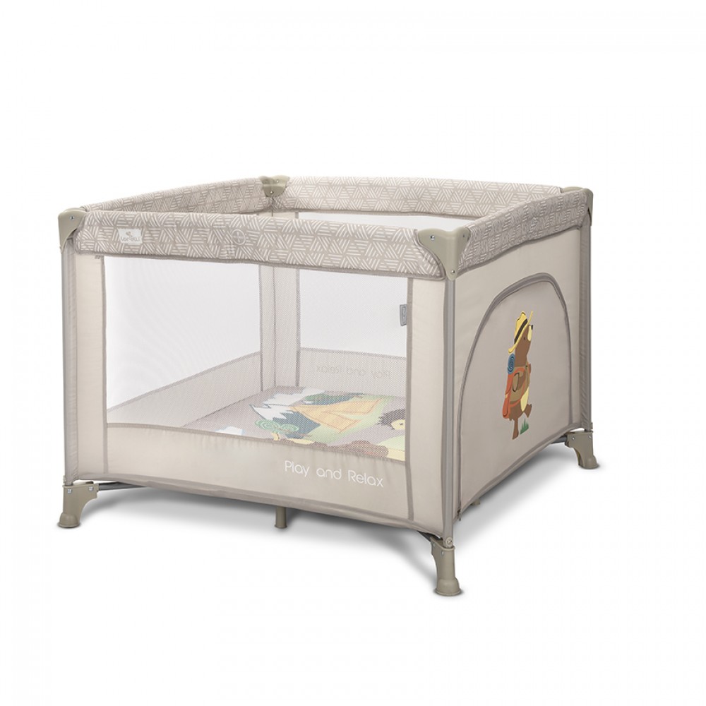Lorelli Παρκοκρέβατο Τετράγωνο Play N Relax Beige Camping 100x100cm (10080682419) Lorelli Παρκοκρέβατο Τετράγωνο Play N Relax Beige Camping 100x100cm (10080682419)