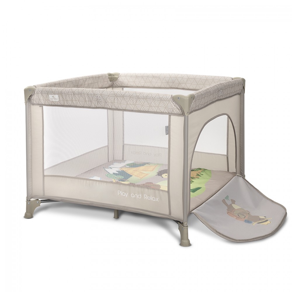 Lorelli Παρκοκρέβατο Τετράγωνο Play N Relax Beige Camping 100x100cm (10080682419) Lorelli Παρκοκρέβατο Τετράγωνο Play N Relax Beige Camping 100x100cm (10080682419)