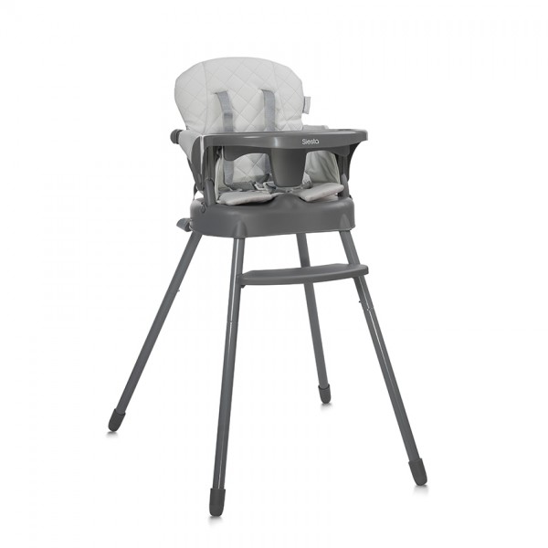 Lorelli Καρεκλάκι Φαγητού Siesta 3 in 1 Grey Leather (10100532506) Lorelli Καρεκλάκι Φαγητού Siesta 3 in 1 Grey Leather (10100532506)