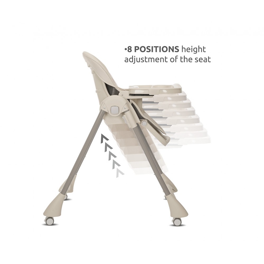 Lorelli Καρεκλάκι Φαγητού Tummy Time Grey (10100602506)