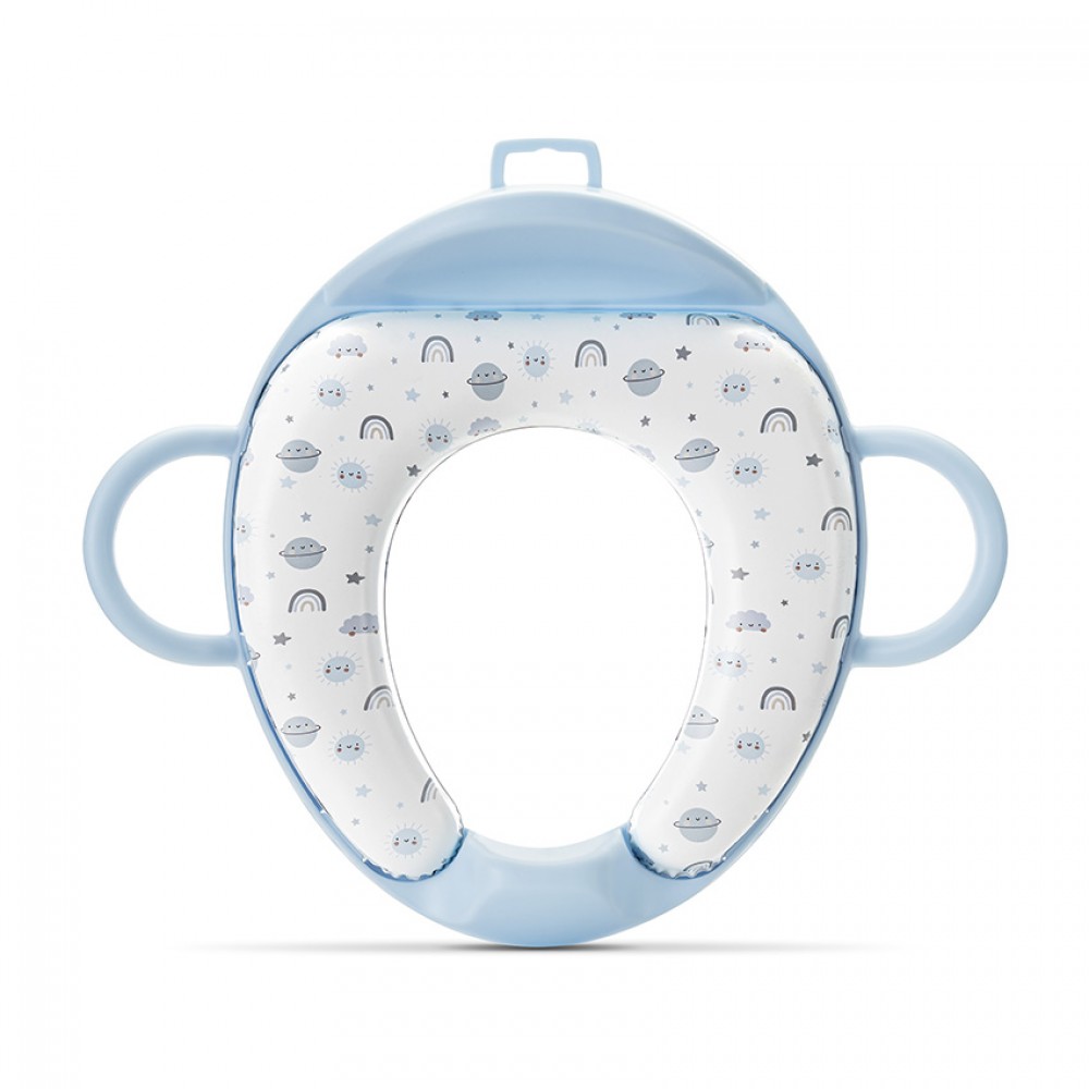 Lorelli Bertoni Εκπαιδευτικό Ανατομικό Mαλακό Κάθισμα Τουαλέτας  Planets Blue (10130702601)