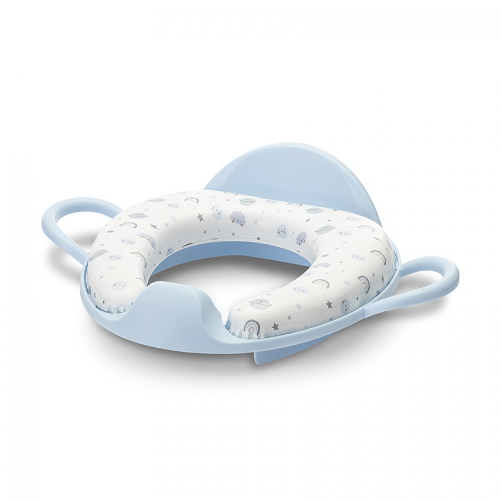 Lorelli Bertoni Εκπαιδευτικό Ανατομικό Mαλακό Κάθισμα Τουαλέτας  Planets Blue (10130702601)