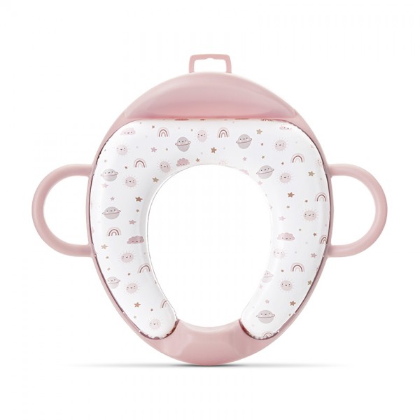 Lorelli Bertoni Εκπαιδευτικό Ανατομικό Mαλακό Κάθισμα Τουαλέτας  Planets Pink (10130702603)