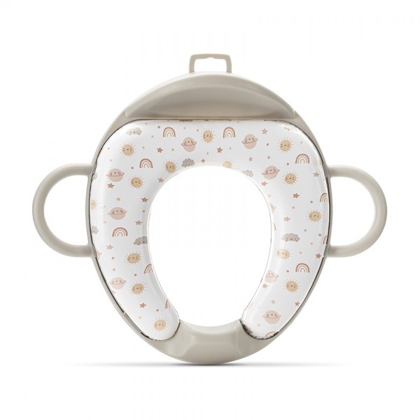 Lorelli Bertoni Εκπαιδευτικό Ανατομικό Mαλακό Κάθισμα Τουαλέτας  Planets Beige (10130702604)