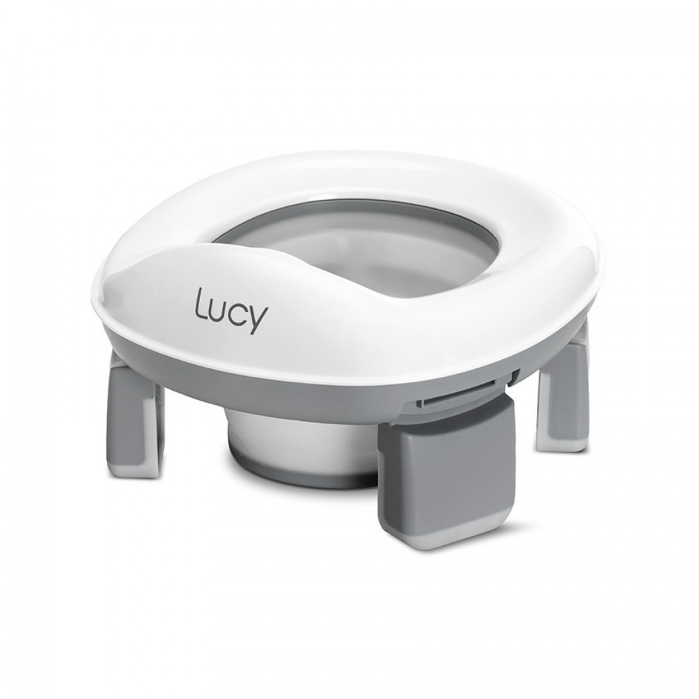 Γιο-Γιο Φορητό & Εκπαιδευτικό Κάθισμα Τουαλέτας Lucy 2Σε 1 Grey (10131070003)