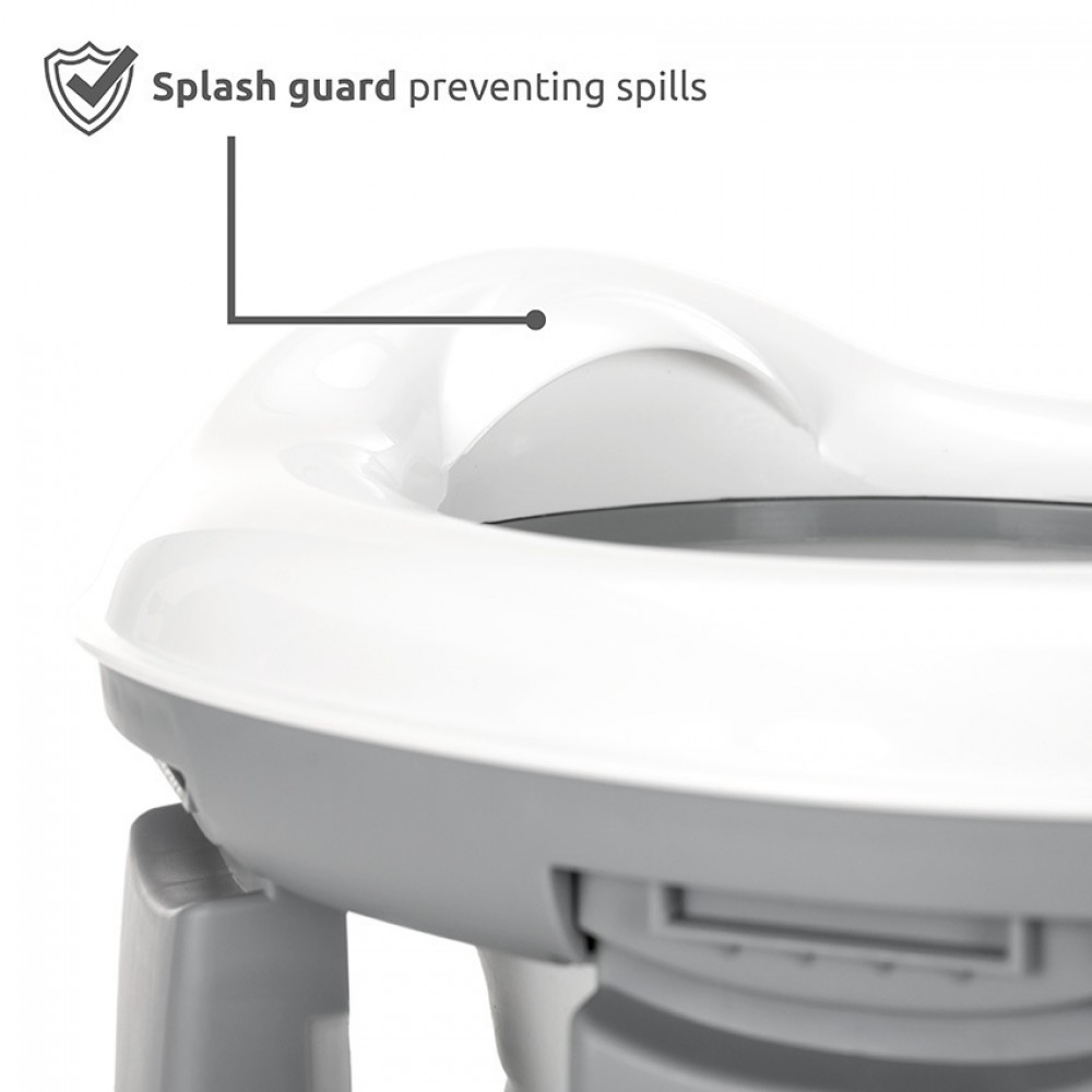 Γιο-Γιο Φορητό & Εκπαιδευτικό Κάθισμα Τουαλέτας Lucy 2Σε 1 Grey (10131070003)