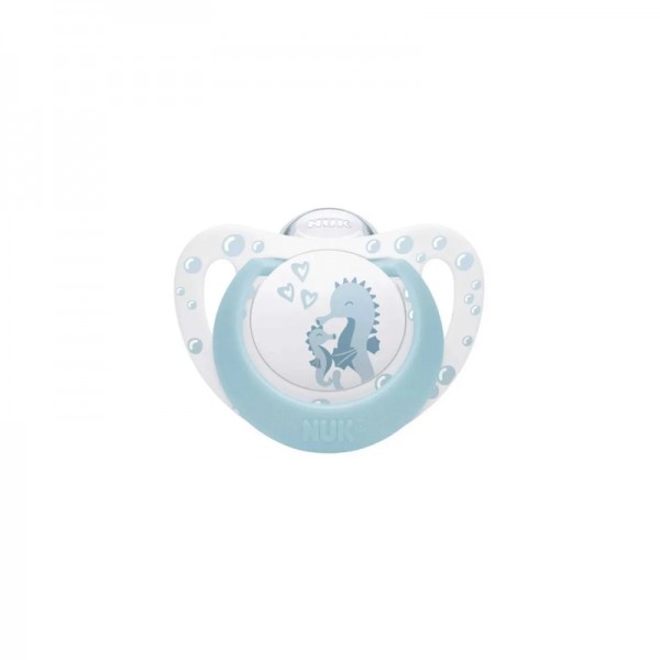 NUK First Choice Πιπίλα Σιλικόνης 0-6m, Seahorse (10175383)