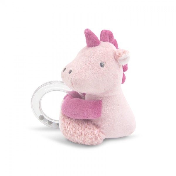 Lorelli Κουδουνίστρα με Λούτρινο Ζωάκι Unicorn Pink Natural (10191370007) Lorelli Κουδουνίστρα με Λούτρινο Ζωάκι Unicorn Pink Natural (10191370007)