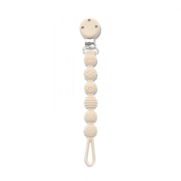 Lorelli Κλιπ πιπίλας από Σιλικόνη Natural Beige (10220800005)