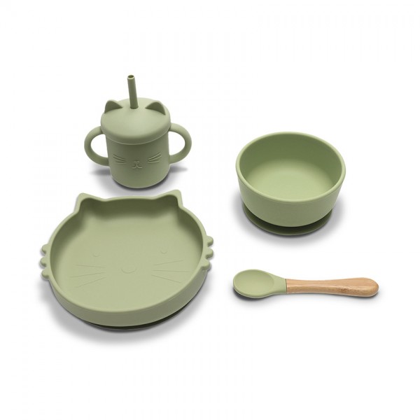 Lorelli Σετ Φαγητού από Σιλικόνη 4 τεμαχίων Fresh Green (10230700004) Lorelli Σετ Φαγητού από Σιλικόνη 4 τεμαχίων Fresh Green (10230700004)