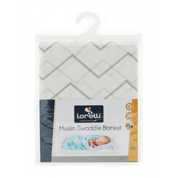 Lorelli Πάνα Αγκαλιάς Μουσελίνα Grey Lines (10340091908) Lorelli Πάνα Αγκαλιάς Μουσελίνα Grey Lines (10340091908)