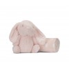 Lorelli Σετ Δώρου Κουβέρτα Αγκαλιάς 90/75cm Ροζ Με Κουνελάκι (10340182502)