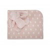 Lorelli Σετ Δώρου Κουβέρτα Αγκαλιάς 90/75cm Ροζ Με Κουνελάκι (10340182502)