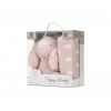 Lorelli Σετ Δώρου Κουβέρτα Αγκαλιάς 90/75cm Ροζ Με Κουνελάκι (10340182502)