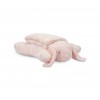 Lorelli Σετ Δώρου Κουβέρτα Αγκαλιάς 90/75cm Poffy Duo Με Μαξιλαράκι Peach Bunny (10340202502)