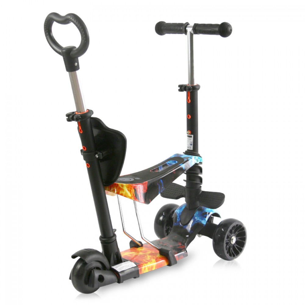 Lorelli Bertoni Scooter Draxter Plus Red Flame Με χειρολαβή Γονέα (10390140018) Lorelli Bertoni Scooter Draxter Plus Red Flame Με χειρολαβή Γονέα (10390140018)