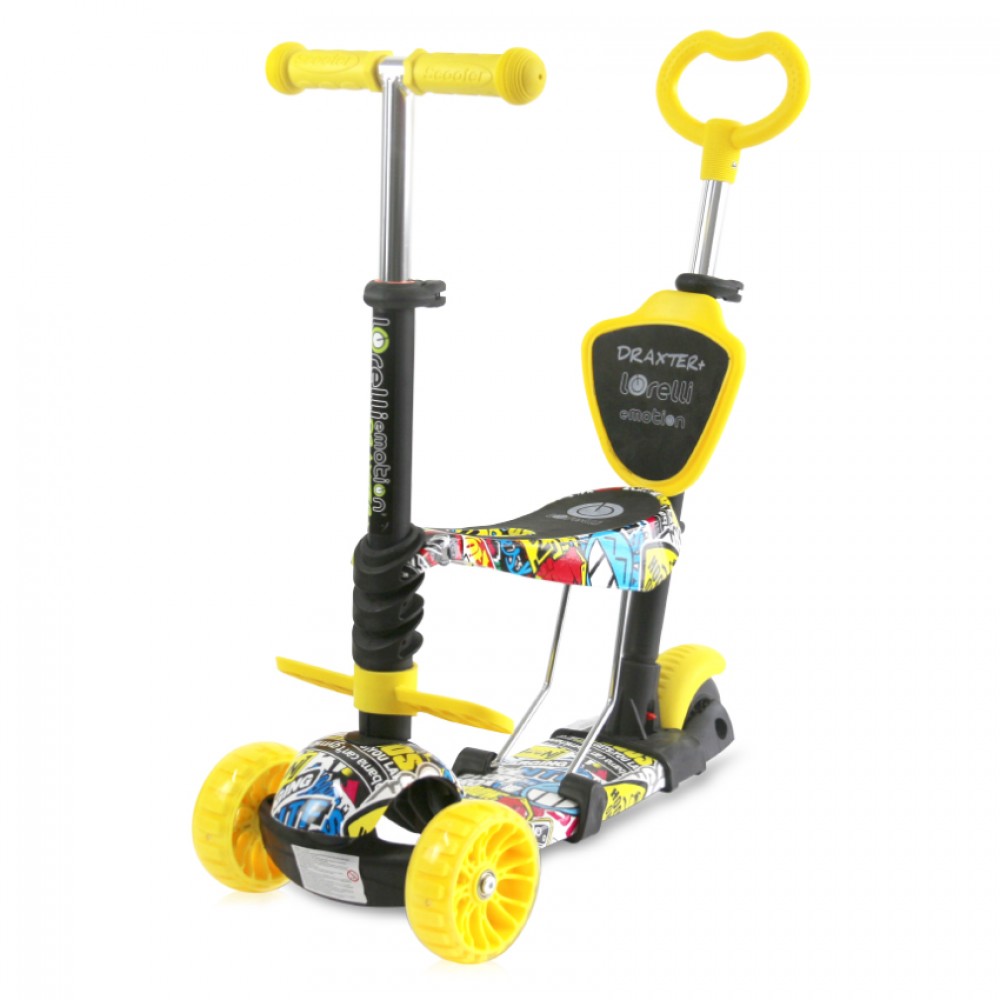 Lorelli Bertoni Scooter Draxter Plus Graffiti Smile Με χειρολαβή Γονέα (10390140019) Lorelli Bertoni Scooter Draxter Plus Graffiti Smile Με χειρολαβή Γονέα (10390140019)