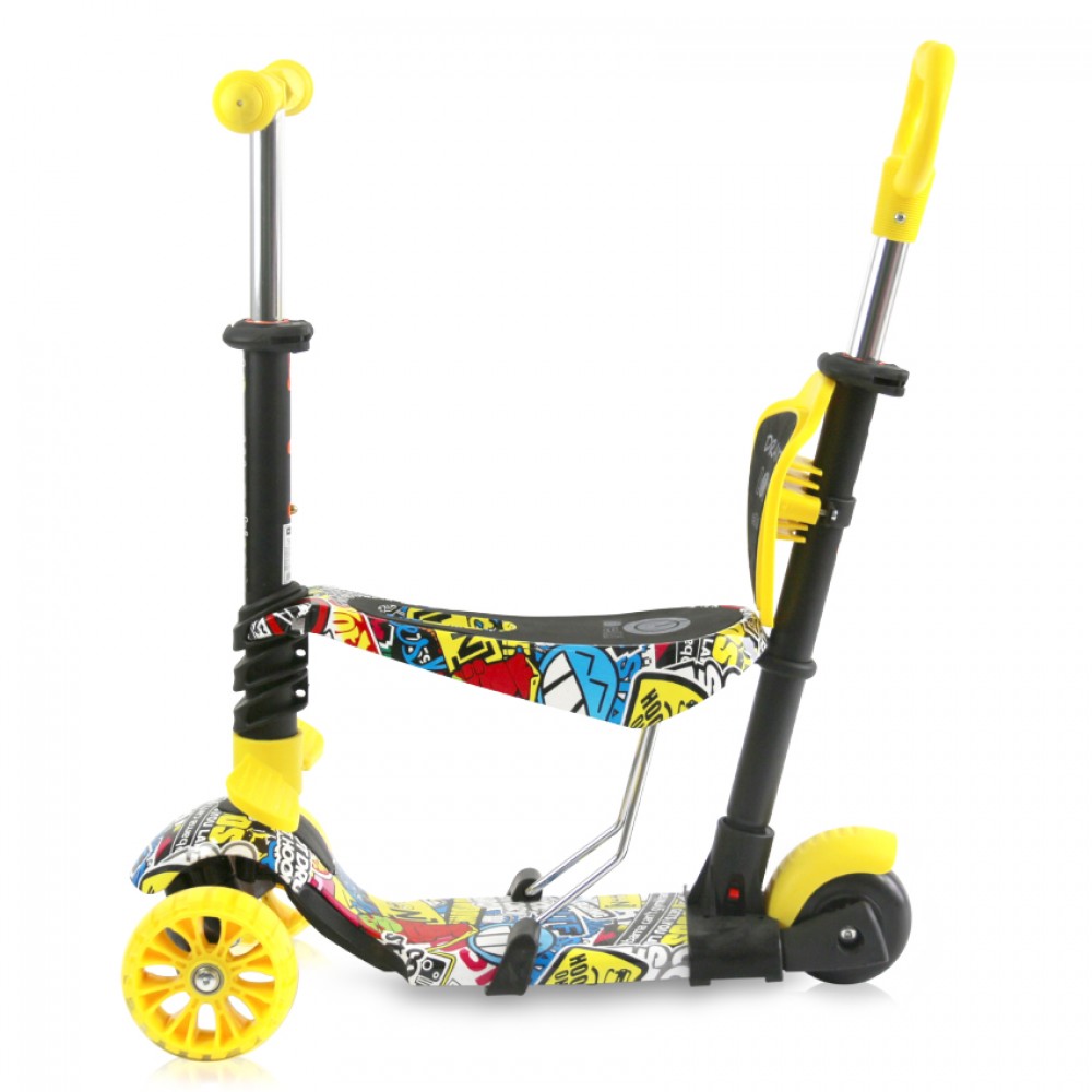 Lorelli Bertoni Scooter Draxter Plus Graffiti Smile Με χειρολαβή Γονέα (10390140019) Lorelli Bertoni Scooter Draxter Plus Graffiti Smile Με χειρολαβή Γονέα (10390140019)