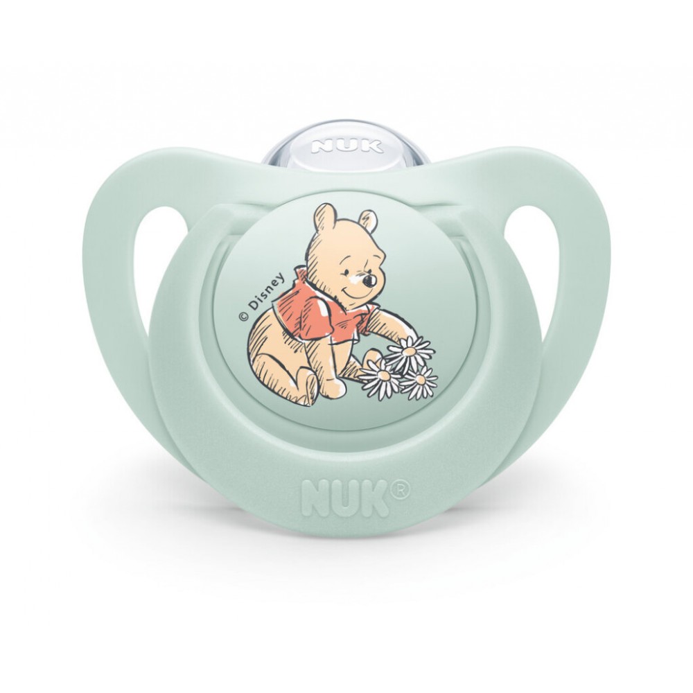 Nuk Πιπίλα Σιλικόνης για 0-6 μηνών Star Disney Winnie The Pooh (10730904)