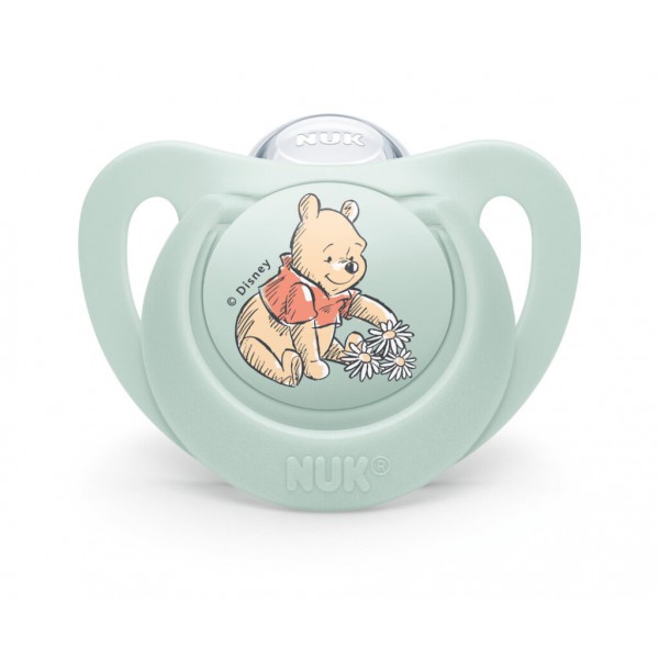 Nuk Πιπίλα Σιλικόνης για 0-6 μηνών Star Disney Winnie The Pooh (10730904) Nuk Πιπίλα Σιλικόνης για 0-6 μηνών Star Disney Winnie The Pooh (10730904)
