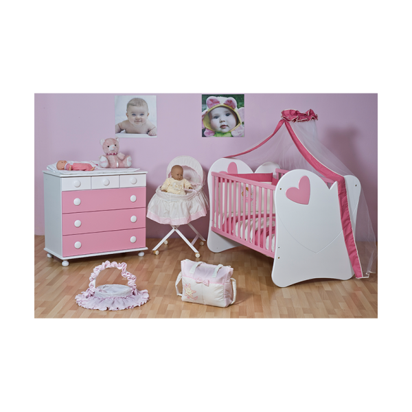 Asterias Bebe Προεφηβικό Κρεββατάκι 90x147x110cm Καρδιά (14027) Asterias Bebe Προεφηβικό Κρεββατάκι 90x147x110cm Καρδιά (14027)
