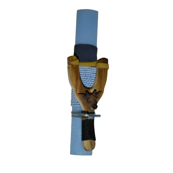 Χειροποίητη Αρωματική Λαμπάδα Με Ξύλινη Σφεντόνα ΄΄Ελάφι (2025042) Χειροποίητη Αρωματική Λαμπάδα Με Ξύλινη Σφεντόνα ΄΄Ελάφι (2025042)