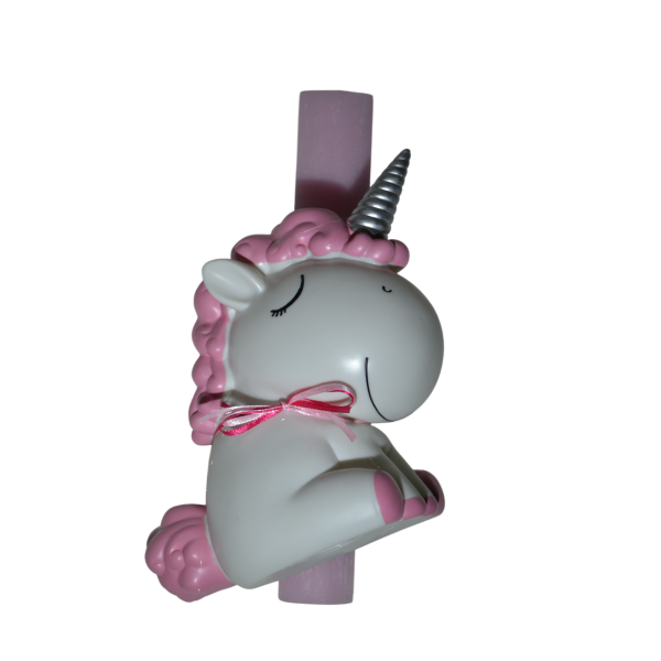 Χειροποίητη Αρωματική Λαμπάδα Με Κουμπαρά unicorn Pink (2025131) Χειροποίητη Αρωματική Λαμπάδα Με Κουμπαρά unicorn Pink (2025131)