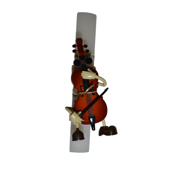 Χειροποίητη Αρωματική Λαμπάδα Με Διακοσμητική Βιόλα με Μουσική (2025137) Χειροποίητη Αρωματική Λαμπάδα Με Διακοσμητική Βιόλα με Μουσική (2025137)