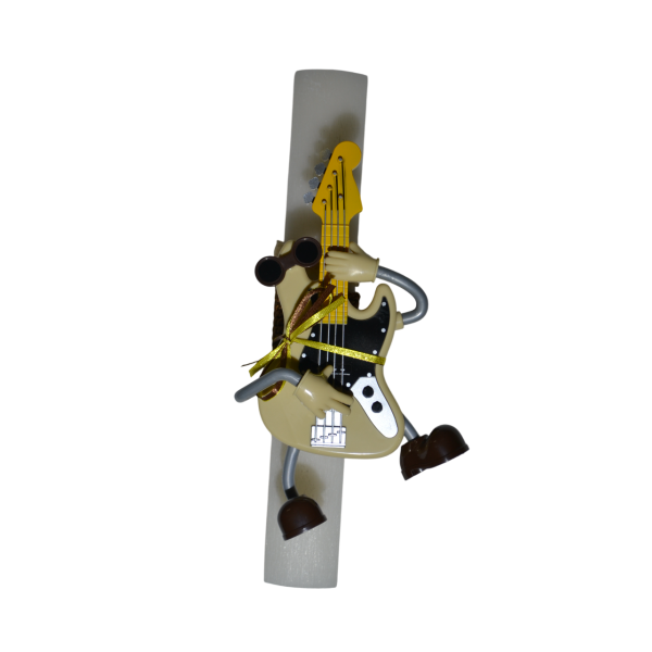 Χειροποίητη Αρωματική Λαμπάδα Με Διακοσμητική Κιθάρα με Μουσική (2025138) Χειροποίητη Αρωματική Λαμπάδα Με Διακοσμητική Κιθάρα με Μουσική (2025138)