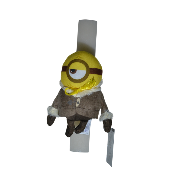 Χειροποίητη Αρωματική Λαμπάδα Με  Λούτρινο Minion 20 εκατοστών (2025164) Χειροποίητη Αρωματική Λαμπάδα Με  Λούτρινο Minion 20 εκατοστών (2025164)
