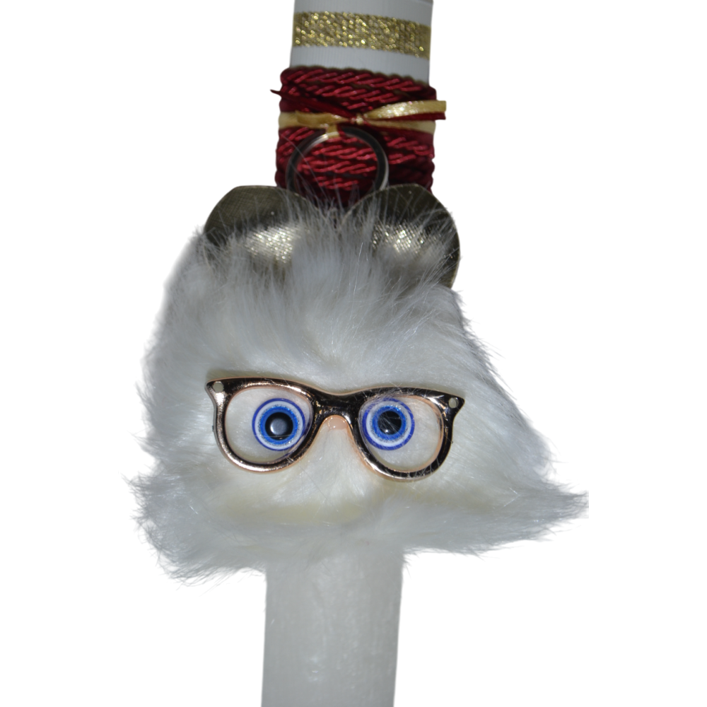 Χειροποίητη Αρωματική Λαμπάδα Με Μπρελόκ με Χνουδωτό Στοιχείο (2025197) Χειροποίητη Αρωματική Λαμπάδα Με Μπρελόκ με Χνουδωτό Στοιχείο (2025197)