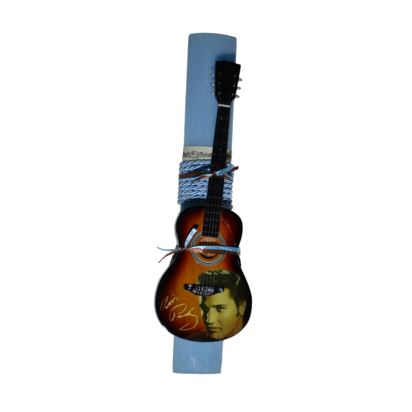 Χειροποίητη Αρωματική Λαμπάδα Με Κόκκινη Διακοσμητική Κιθάρα Elvis Prisley (2025295) Χειροποίητη Αρωματική Λαμπάδα Με Κόκκινη Διακοσμητική Κιθάρα Elvis Prisley (2025295)