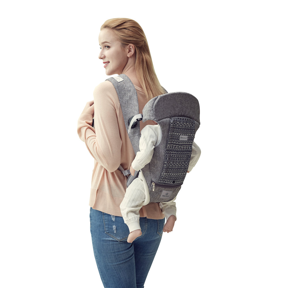 Bebestars Μάρσιππος Cuddle Smoked Grey (226-186)