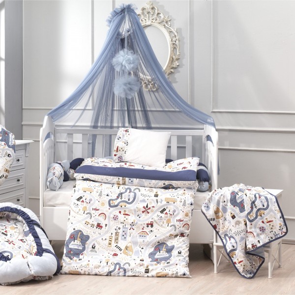 Abo Σετ προίκας 3τμχ 70*140 Boy On Adventure (2903-530) Abo Σετ προίκας 3τμχ 70*140 Boy On Adventure (2903-530)