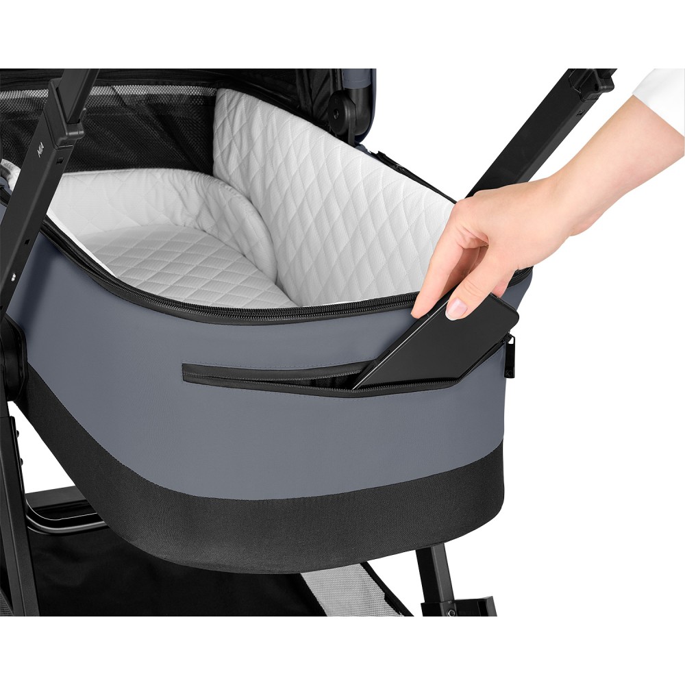 Kikkaboo Πολυκαρότσι Mia 3σε1 Grey (31001010277)