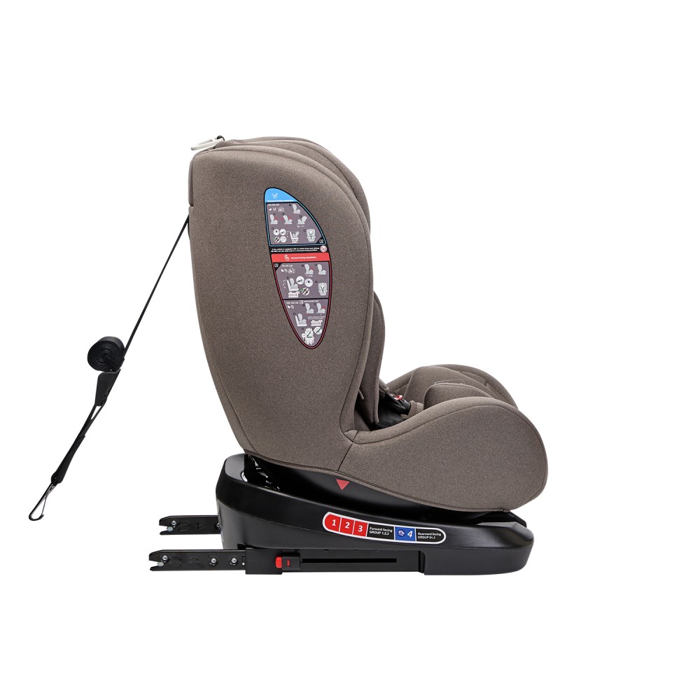 Kikkaboo Κάθισμα Αυτοκινήτου 40-150 cm i-Trip i-SIZE Beige (31002100040)
