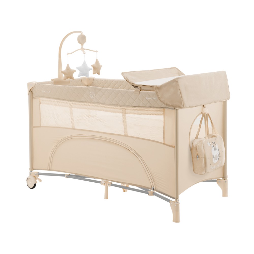 Kikkaboo Παρκοκρέβατο Nighty Night Beige 2 Επιπέδων ( 31003010119) Kikkaboo Παρκοκρέβατο Nighty Night Beige 2 Επιπέδων ( 31003010119)