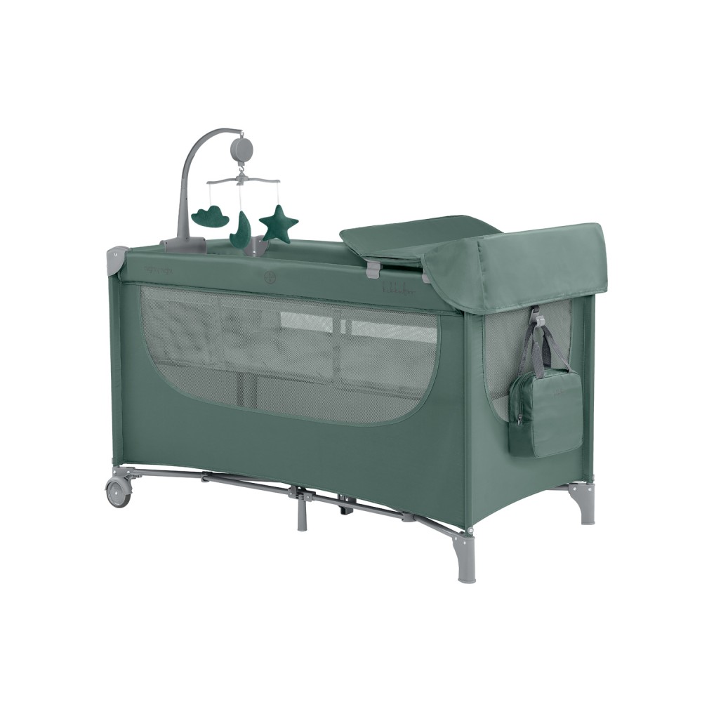 Kikkaboo Παρκοκρέβατο Nighty Night Green 2 Επιπέδων ( 31003010155)