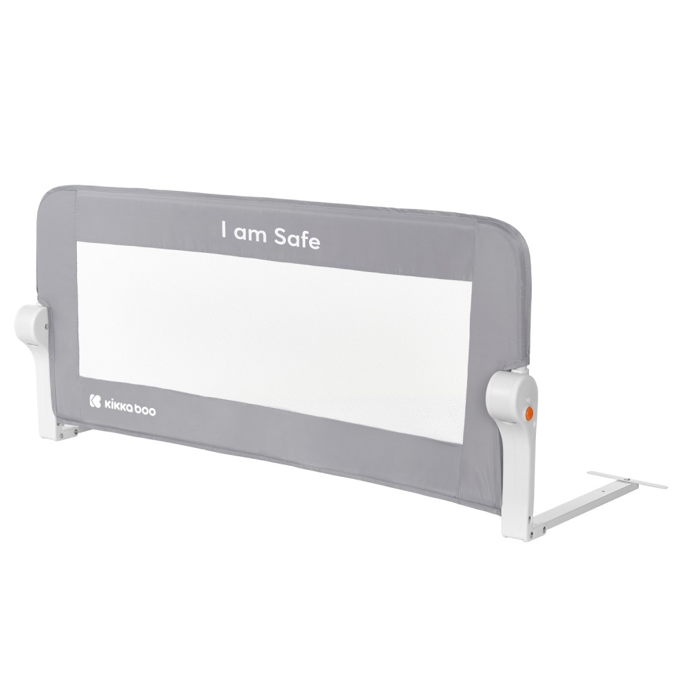 Kikkaboo Προστατευτική Μπάρα Κρεβατιού I am safe Grey 102 cm (31003050008) Kikkaboo Προστατευτική Μπάρα Κρεβατιού I am safe Grey 102 cm (31003050008)